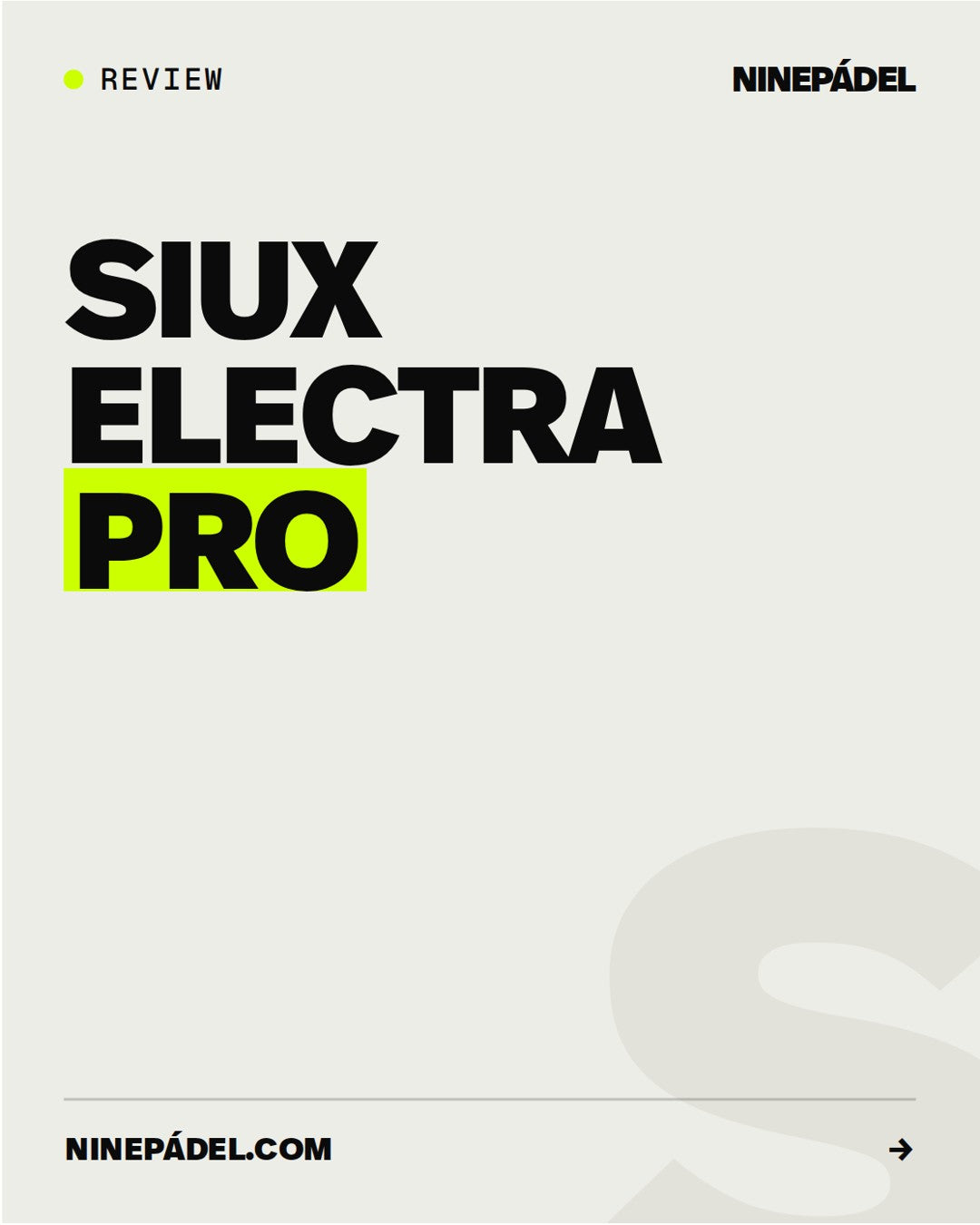 Siux Electra Pro 2026 Padel Racket Review