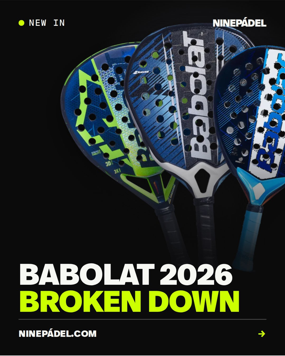 Babolat 2026 Padel Range Broken Down