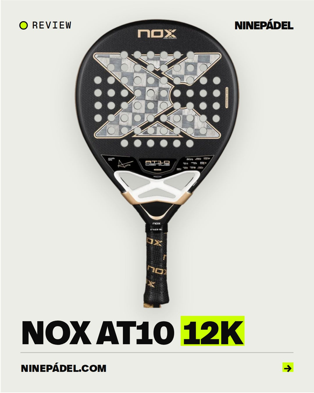 NOX AT10 Genius 12K Xtreme 2026 Padel Racket Review
