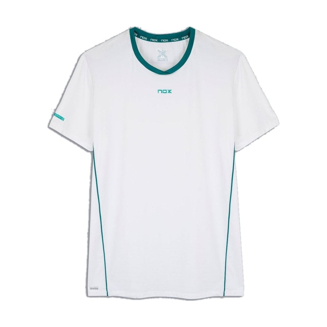 NOX PRO White/Ivy Green Men's Padel T-Shirt