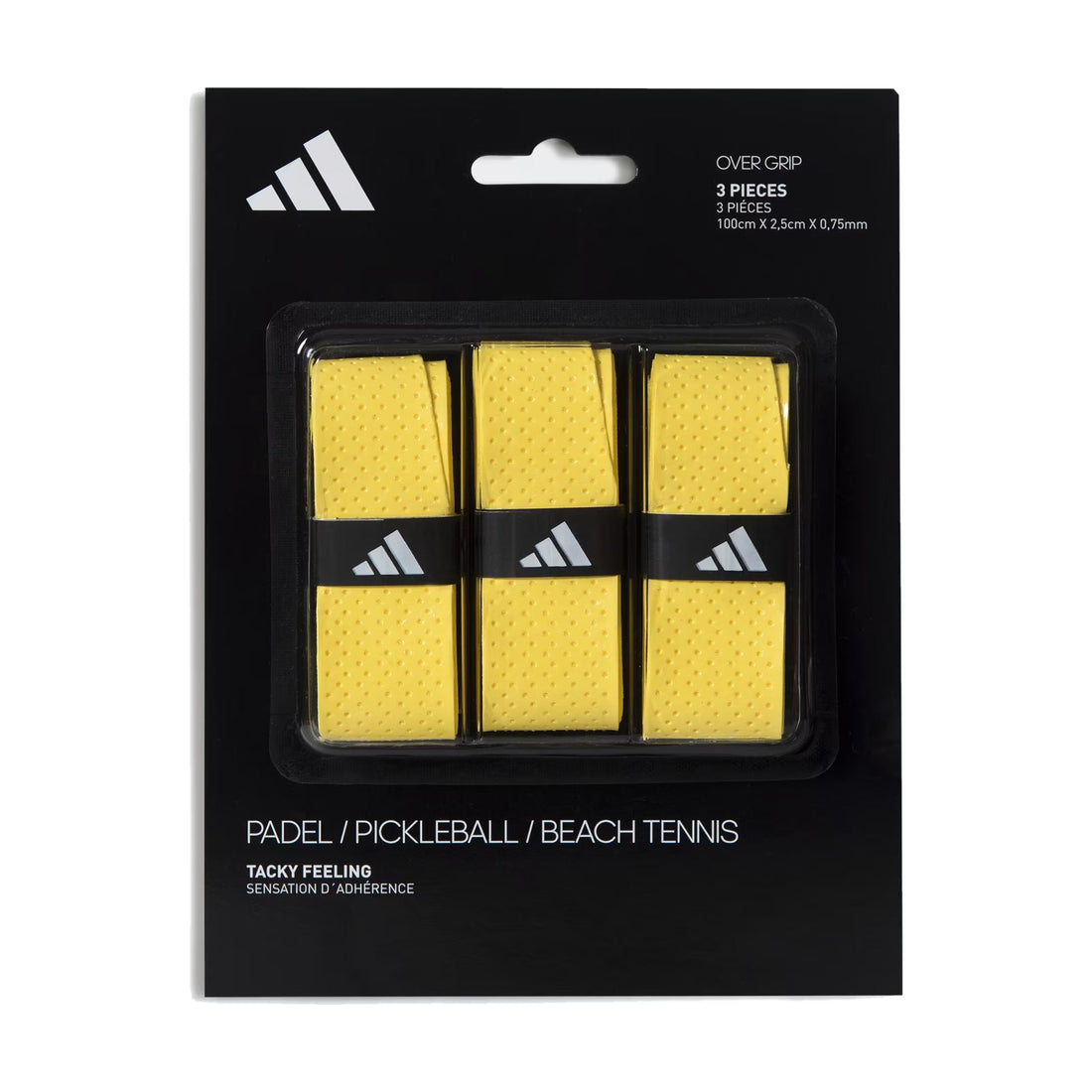 ADIDAS Padel Overgrip Perforated Yellow (3)