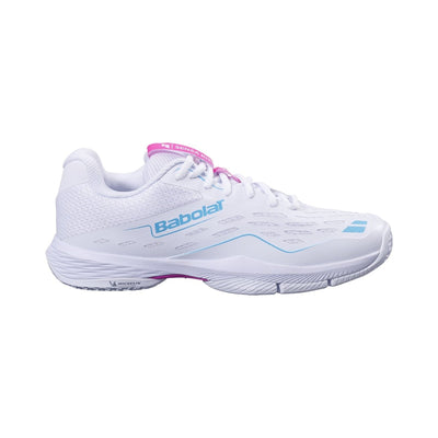 Babolat Sensa Rise White/Rhodamine Red Womens Padel Shoe