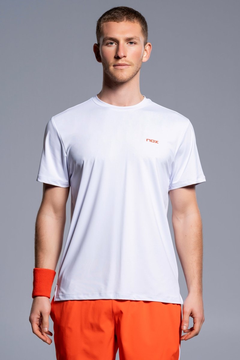 NOX Team White Men's Padel T-Shirt