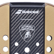 Automobili Lamborghini badge on the 3K carbon face