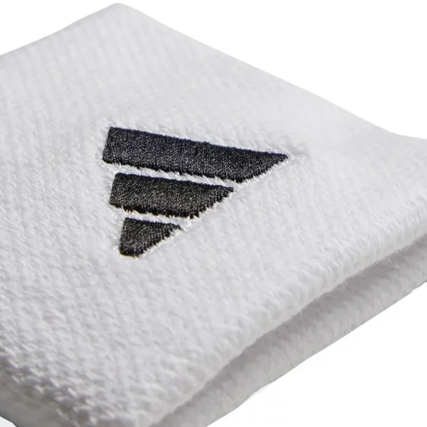 ADIDAS Wrist Sweatbands White/Black Small - Image 4