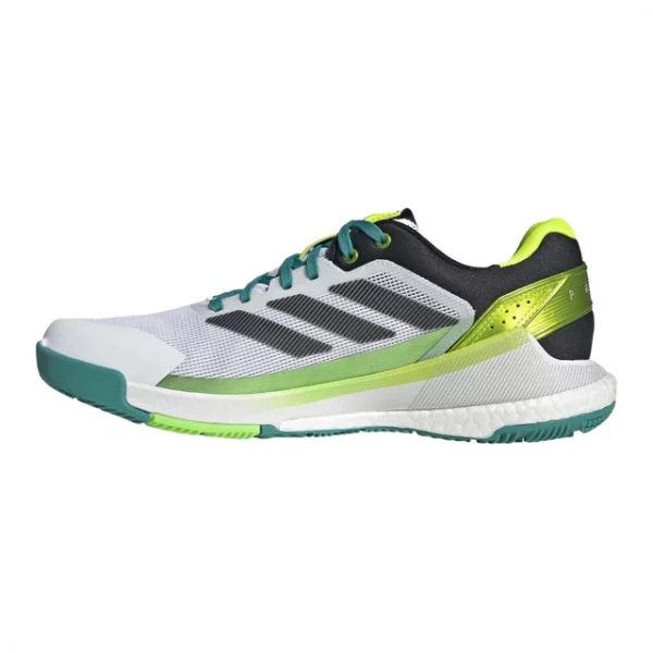 ADIDAS CRAZYQUICK BOOST White/Green ALE GALAN Padel Shoes - Image 3