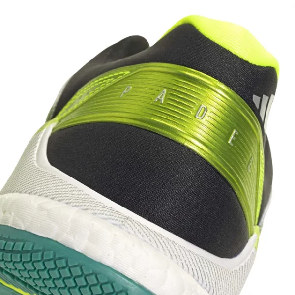 ADIDAS CRAZYQUICK BOOST White/Green ALE GALAN Padel Shoes - Image 4