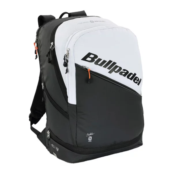 BULLPADEL BPM25001 Hack White/Black Racket Bag - Image 2
