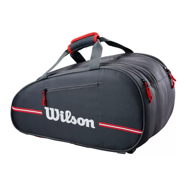 WILSON TEAM Black Racket Bag - Image 2