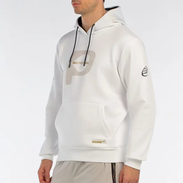 BULLPADEL Premier Padel Brota White Sweatshirt - Image 4