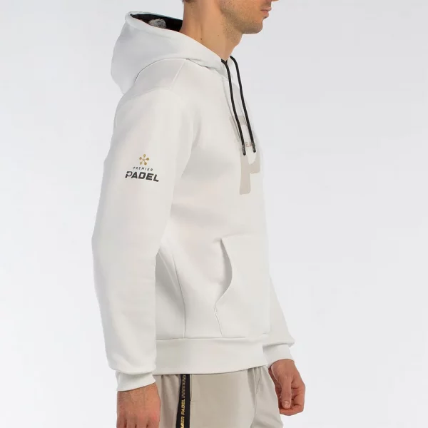 BULLPADEL Premier Padel Brota White Sweatshirt - Image 2