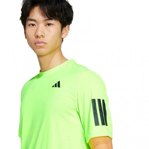 ADIDAS Club 3STR Lemon Tee 2025 Padel Tee - Image 3