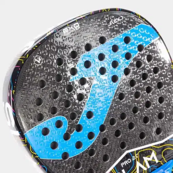 JOMA Slam Pro 2.0 Turquoise Padel Racket - Image 2
