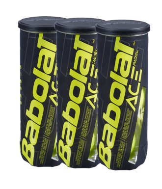 BABOLAT Ace Padel Balls (3 Tubes)