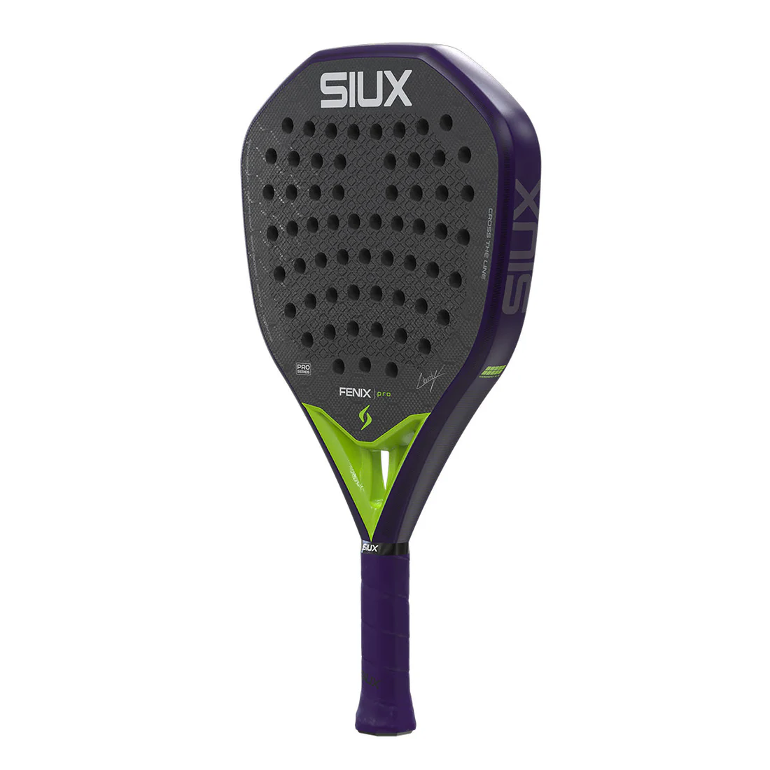 SIUX Fenix Pro Glow Purple Padel Racket 2026 - Image 6
