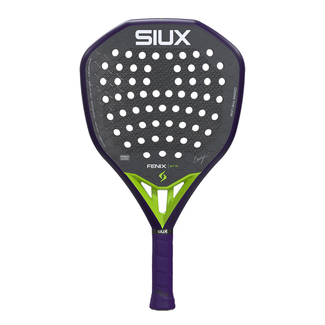 SIUX Fenix Pro Glow Purple Padel Racket 2026