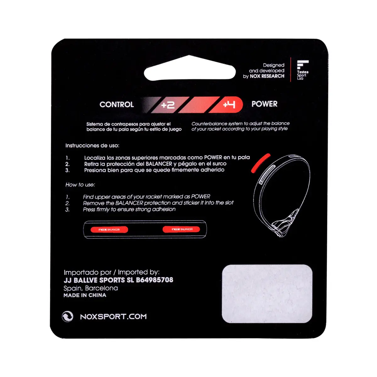 NOX Racket Weight Balancers (2-4g) - Image 2