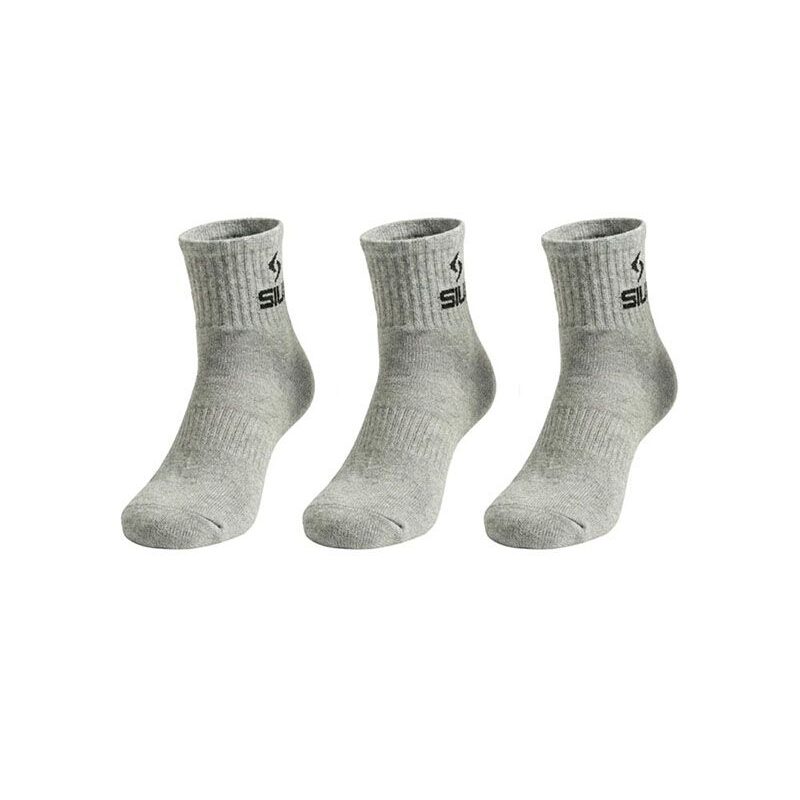 SIUX Grey Socks (3 Pack) Mid Cut