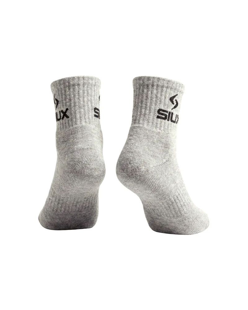 SIUX Grey Socks (3 Pack) Mid Cut - Image 3