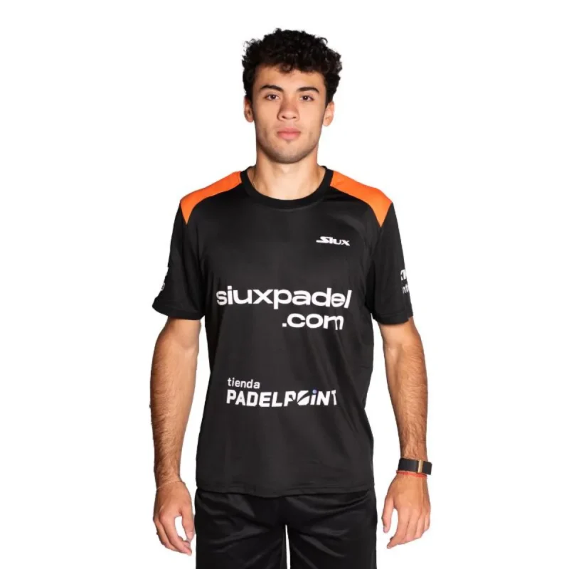 SIUX Leo Augsburger Black/Orange Mens Top