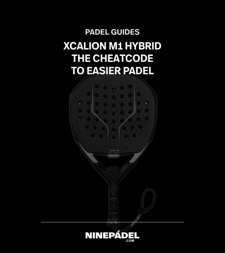 Xcalion M1 Hybrid: the cheatcode to easier padel | NINEPADEL